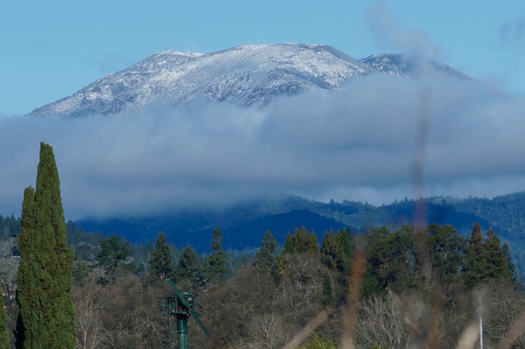 From Our Readers: Snow in Napa Valley